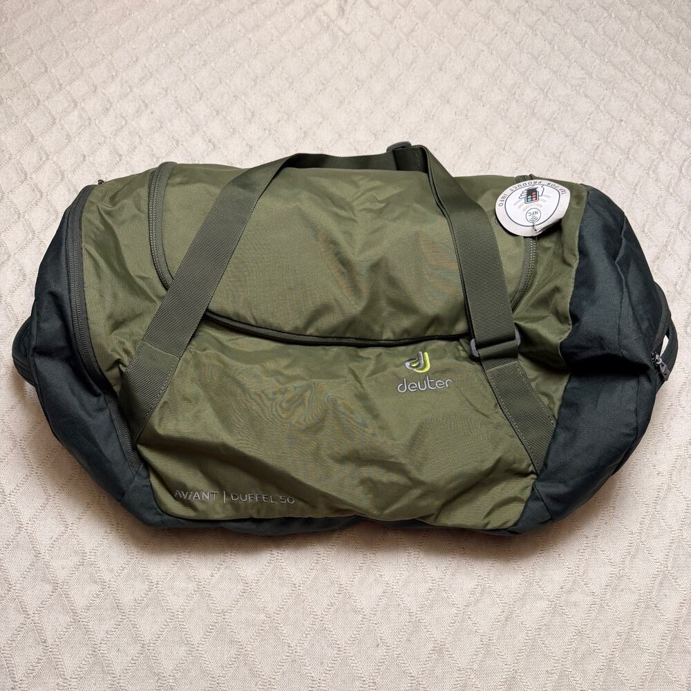NWT Deuter AViANT Duffel Pro 50L Duffel Bag, Color: Jade-Seagreen